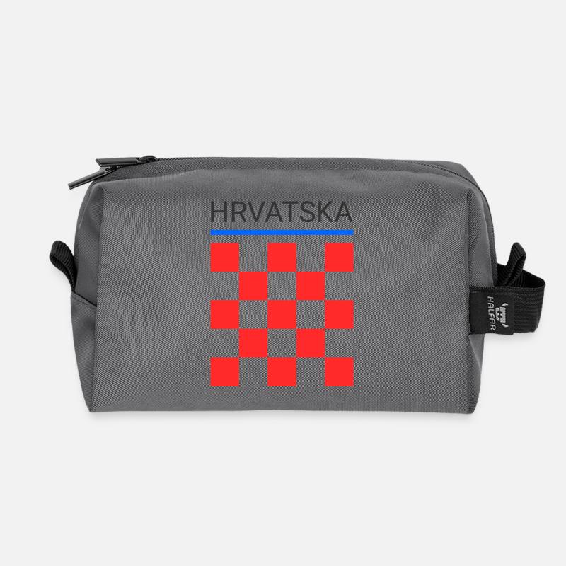 Hrvatska - Recycelte Kulturtasche - Anthrazit