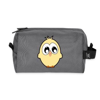 Chick - Recycled Toiletry Zip Bag - anthracite - Front