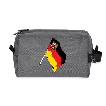 Flagge Rheinland-Pfalz - Recycelte Kulturtasche - Anthrazit - Vorne