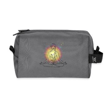 Awakened - Recycelte Kulturtasche - Anthrazit - Vorne