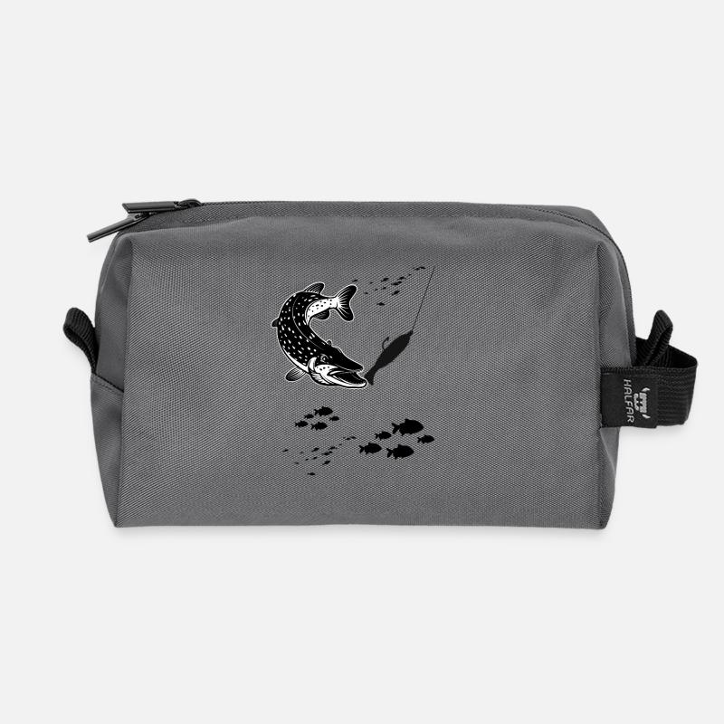 Hecht - Recycelte Kulturtasche - Anthrazit