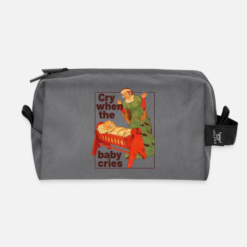 Mittelalter Mom Art - Recycelte Kulturtasche - Anthrazit