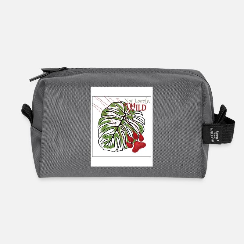 Natur - Recycelte Kulturtasche - Anthrazit