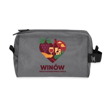 Winów – das Herz des südlichen Opole - Recycelte Kulturtasche - Anthrazit - Vorne