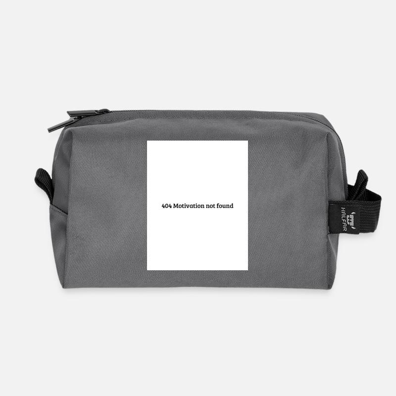 404 Motivation not found - Recycelte Kulturtasche - Anthrazit