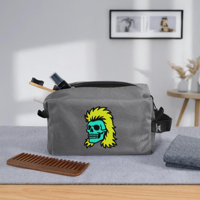 Crâne de mulet Trousse de toilette en tissu recyclé