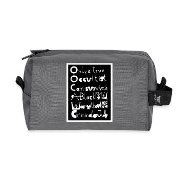Okkulte Kraft! - Recycelte Kulturtasche - Anthrazit - Vorne