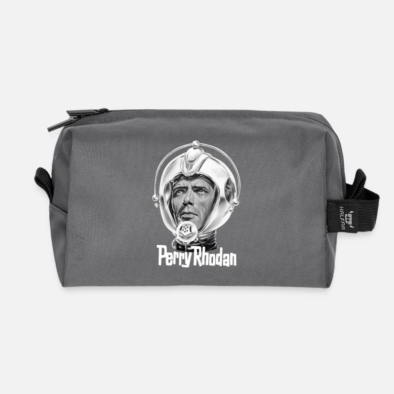 PERRY RHODAN Kopf - Recycelte Kulturtasche - Anthrazit