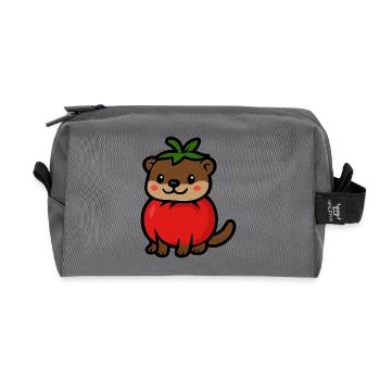 Ottomate - Recycled Toiletry Zip Bag - anthracite - Front