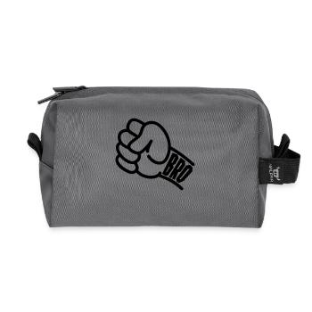 Bro - Recycelte Kulturtasche - Anthrazit - Vorne