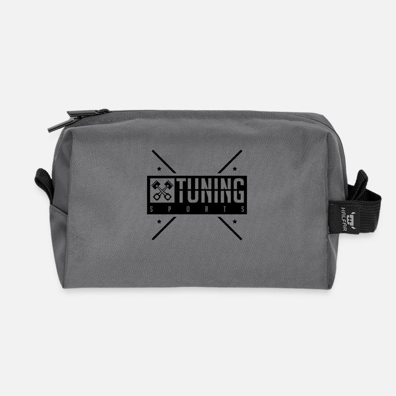 tuning_sports_yu1 - Recycelte Kulturtasche - Anthrazit