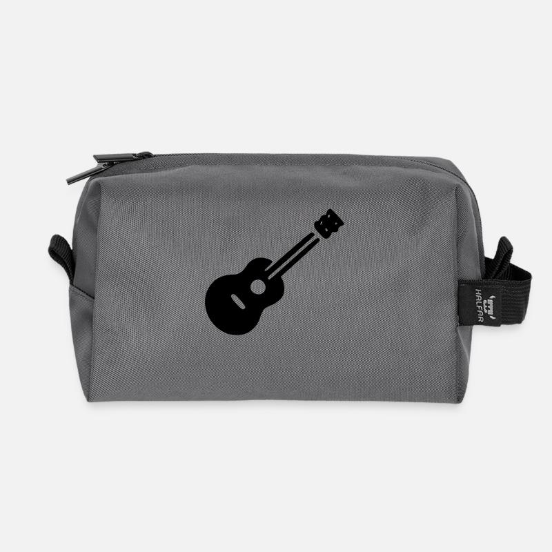 Gitarre - Recycelte Kulturtasche - Anthrazit