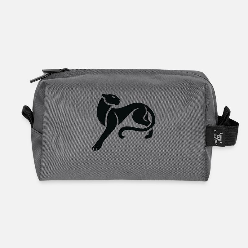 panther - Recycelte Kulturtasche - Anthrazit