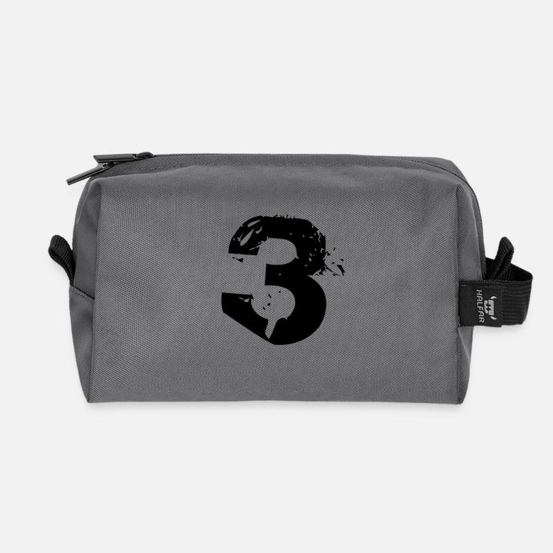 3 - Recycelte Kulturtasche - Anthrazit