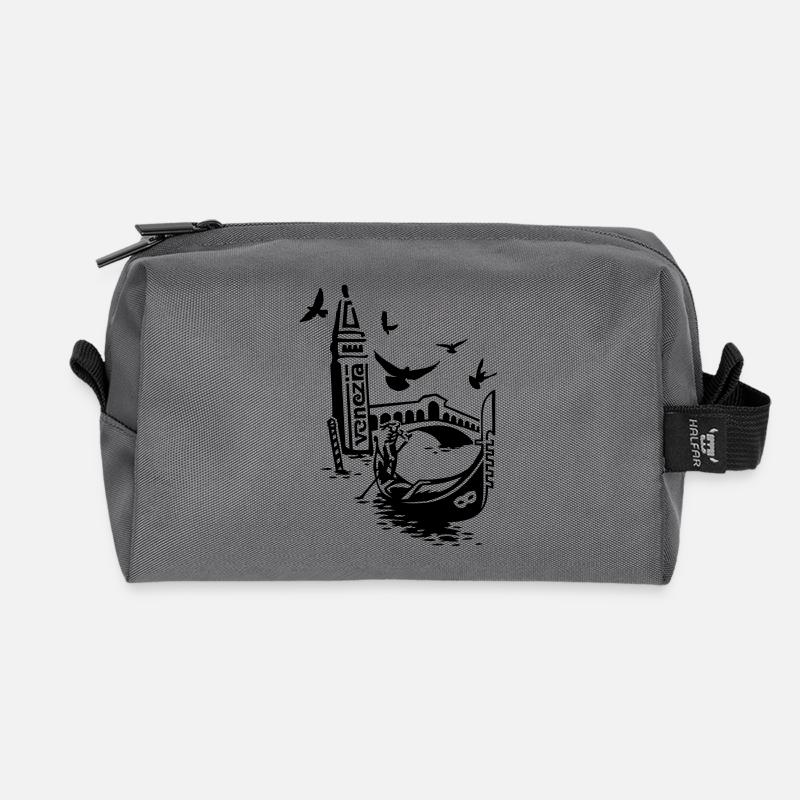 Venedig - Recycelte Kulturtasche - Anthrazit