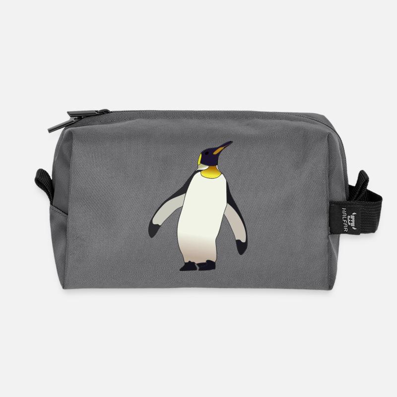 Pinguin - Recycelte Kulturtasche - Anthrazit