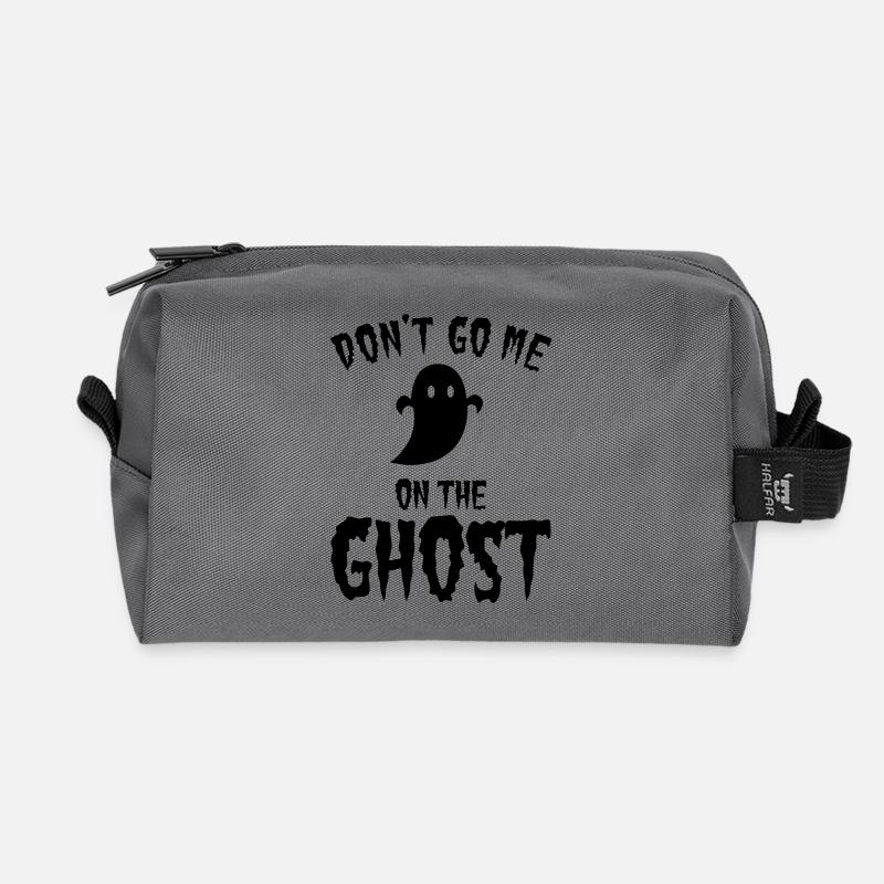 Don't go me on the ghost - Recycelte Kulturtasche - Anthrazit