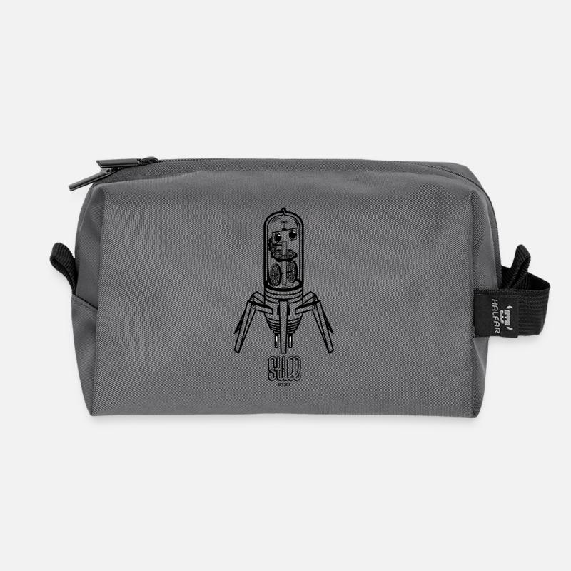 ROBO_GRANCHIO - Recycelte Kulturtasche - Anthrazit