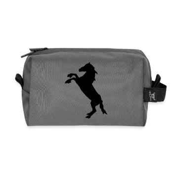 Con - Recycled Toiletry Zip Bag - anthracite - Front