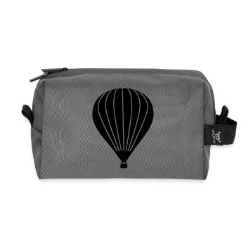 Heißluftballon - Recycelte Kulturtasche - Anthrazit - Vorne