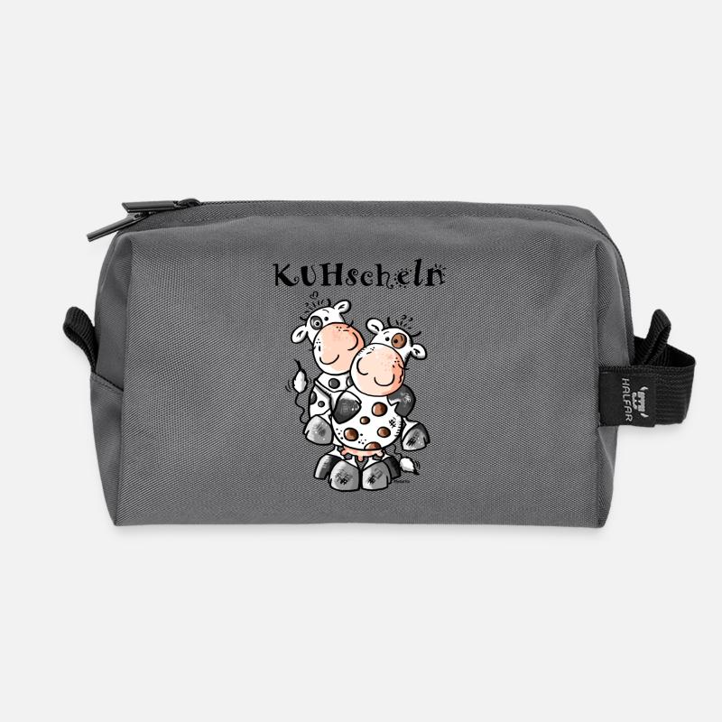 KUHschelnde Kühe - Kuh - Recycelte Kulturtasche - Anthrazit