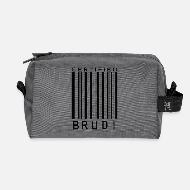 Certified Brudi - Recycelte Kulturtasche - Anthrazit