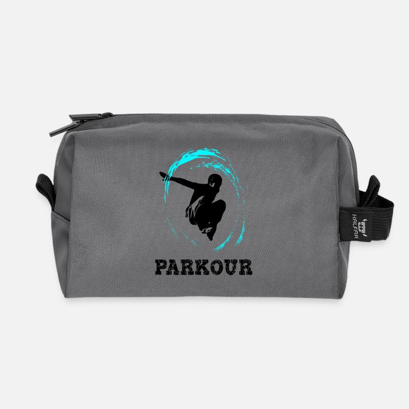 Parkour - Recycelte Kulturtasche - Anthrazit