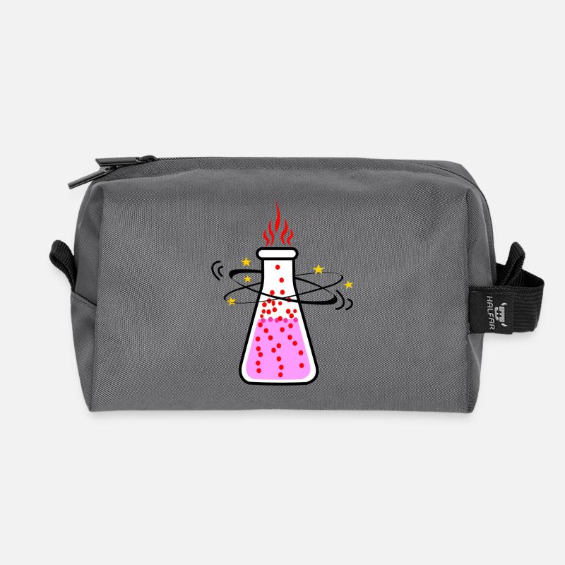 Gift oder Zaubertrank - Recycelte Kulturtasche - Anthrazit