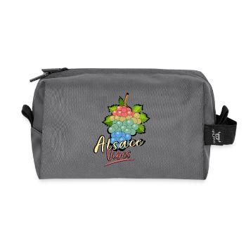 Elsass Vibes - Recycelte Kulturtasche - Anthrazit - Vorne