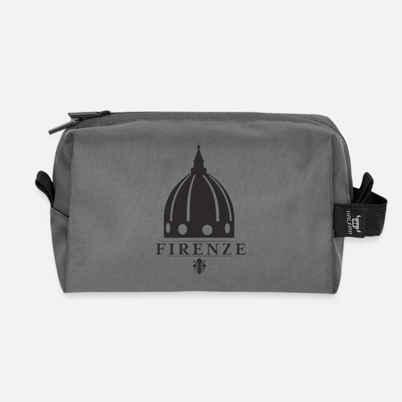 Florenz - Recycelte Kulturtasche - Anthrazit