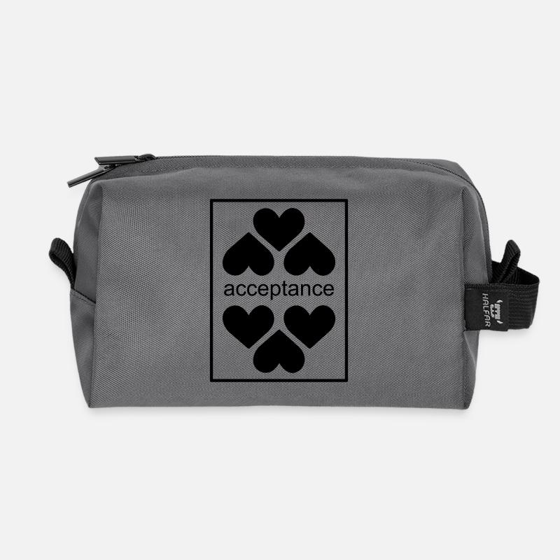 Akzeptanz - Recycelte Kulturtasche - Anthrazit