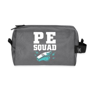 Physical Education Physical Education Teacher Physical Education Teacher - Recycled Toiletry Zip Bag - anthracite - Front