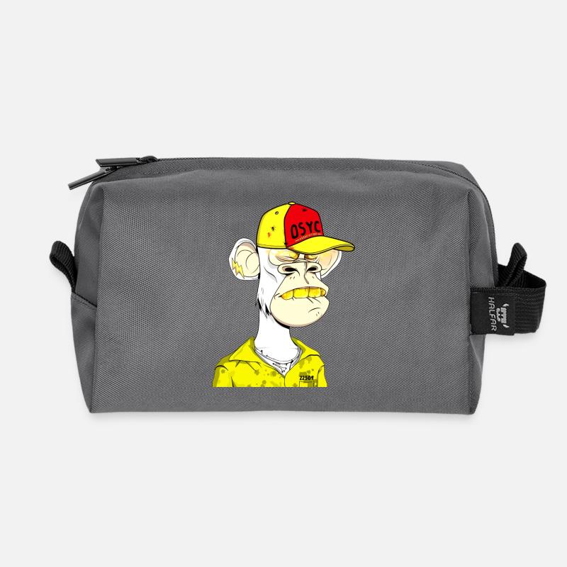 Ape Street Rebel Cap - Recycled Toiletry Zip Bag - anthracite