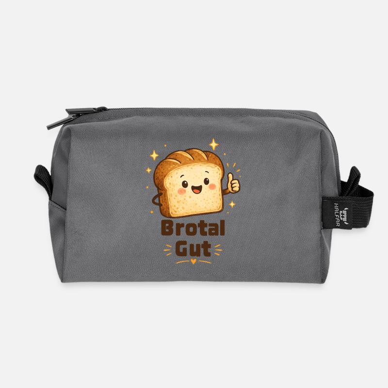 Brotal Gut  - Recycelte Kulturtasche - Anthrazit