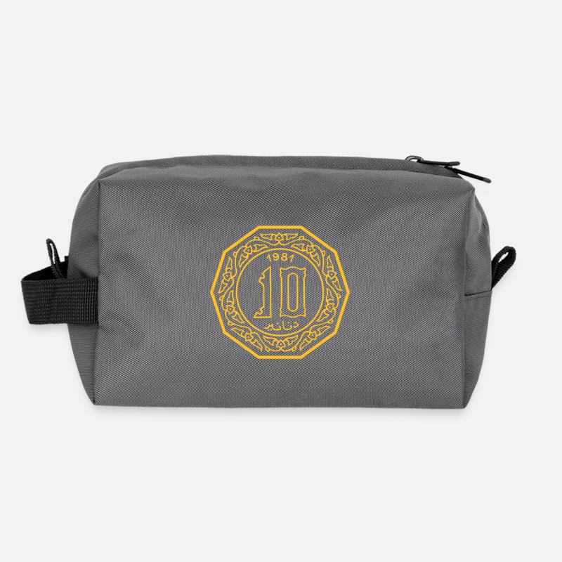 Dix dinars Algériens Trousse de toilette en tissu recyclé