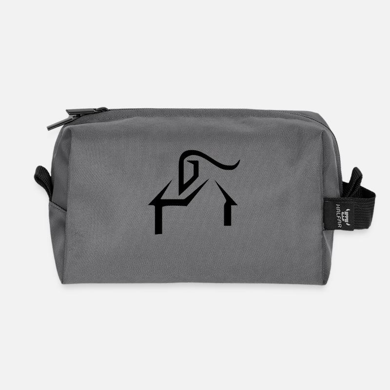 Haus - Recycelte Kulturtasche - Anthrazit