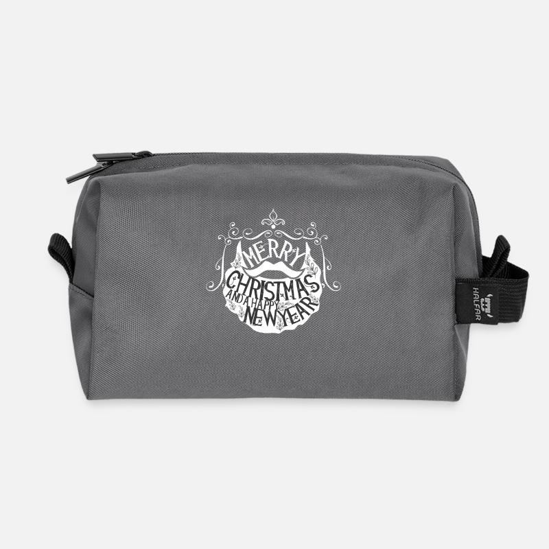 Merry Christmas and a happy new year - Recycelte Kulturtasche - Anthrazit