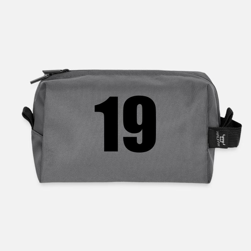 19 - Recycelte Kulturtasche - Anthrazit