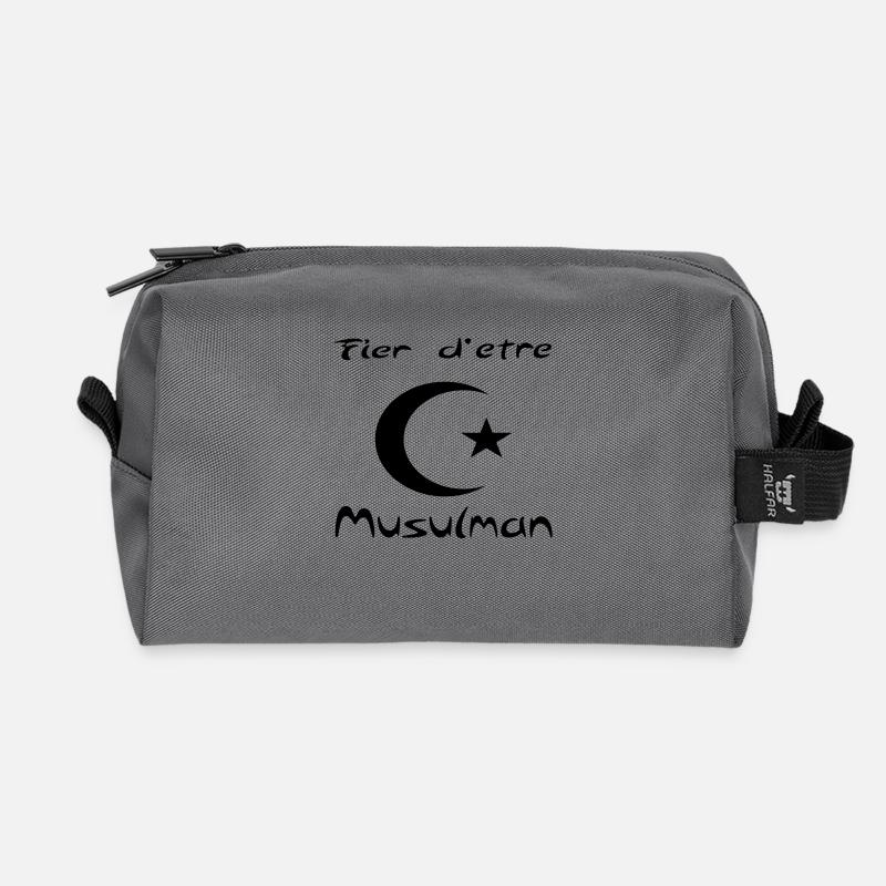 fier_musulman - Recycelte Kulturtasche - Anthrazit