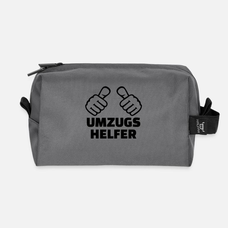 Umzugshelfer - Recycelte Kulturtasche - Anthrazit