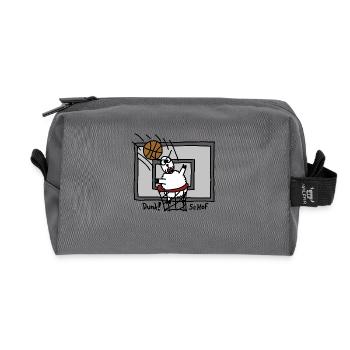 Dunk ScHoF - Recycled Toiletry Zip Bag - anthracite - Front