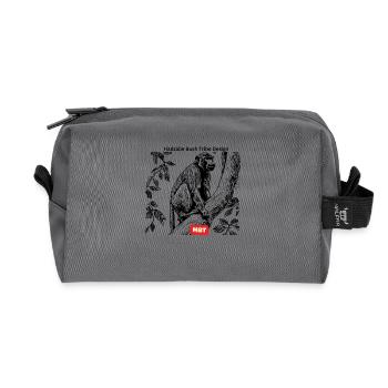 LGBT Monkey - Recycled Toiletry Zip Bag - anthracite - Front