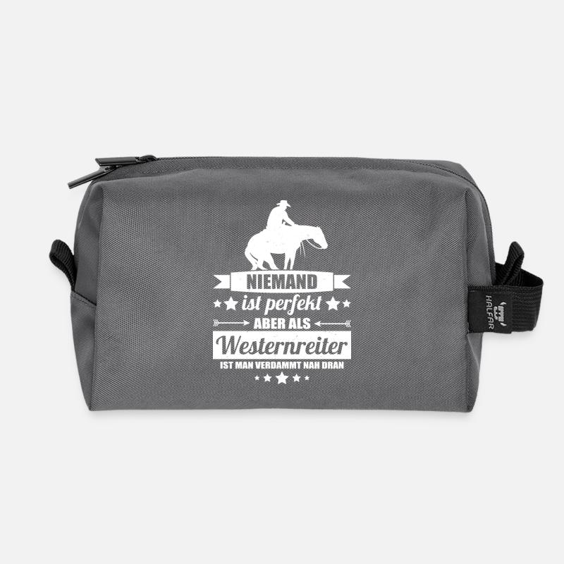 Westernreiter - Recycelte Kulturtasche - Anthrazit