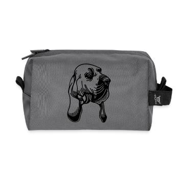 Bloodhound - Hunderasse - Recycelte Kulturtasche - Anthrazit - Vorne