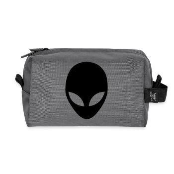 Black Alien - Recycelte Kulturtasche - Anthrazit - Vorne