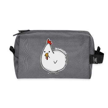 Emma - Premium Longsleeve - Women - Recycled Toiletry Zip Bag - anthracite - Front