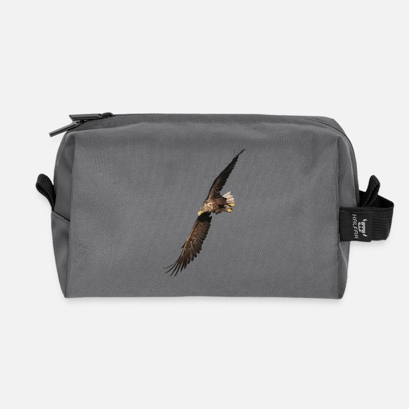Seeadler - Recycelte Kulturtasche - Anthrazit