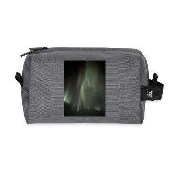 Das Oberlicht der Nordlichter - Recycelte Kulturtasche - Anthrazit - Vorne