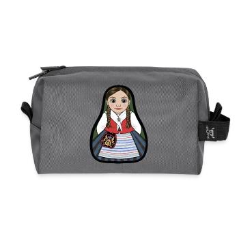 Stora Kopparberg - Recycelte Kulturtasche - Anthrazit - Vorne
