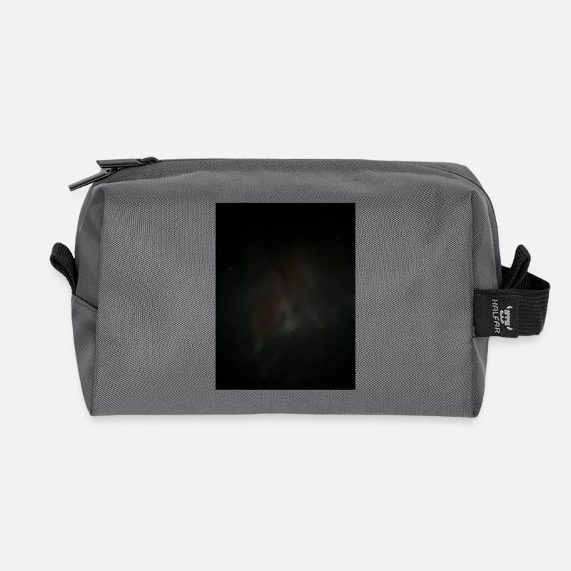 Nébuleuse, Corps du Ciel Nocturne - Trousse de toilette en tissu recyclé - anthracite